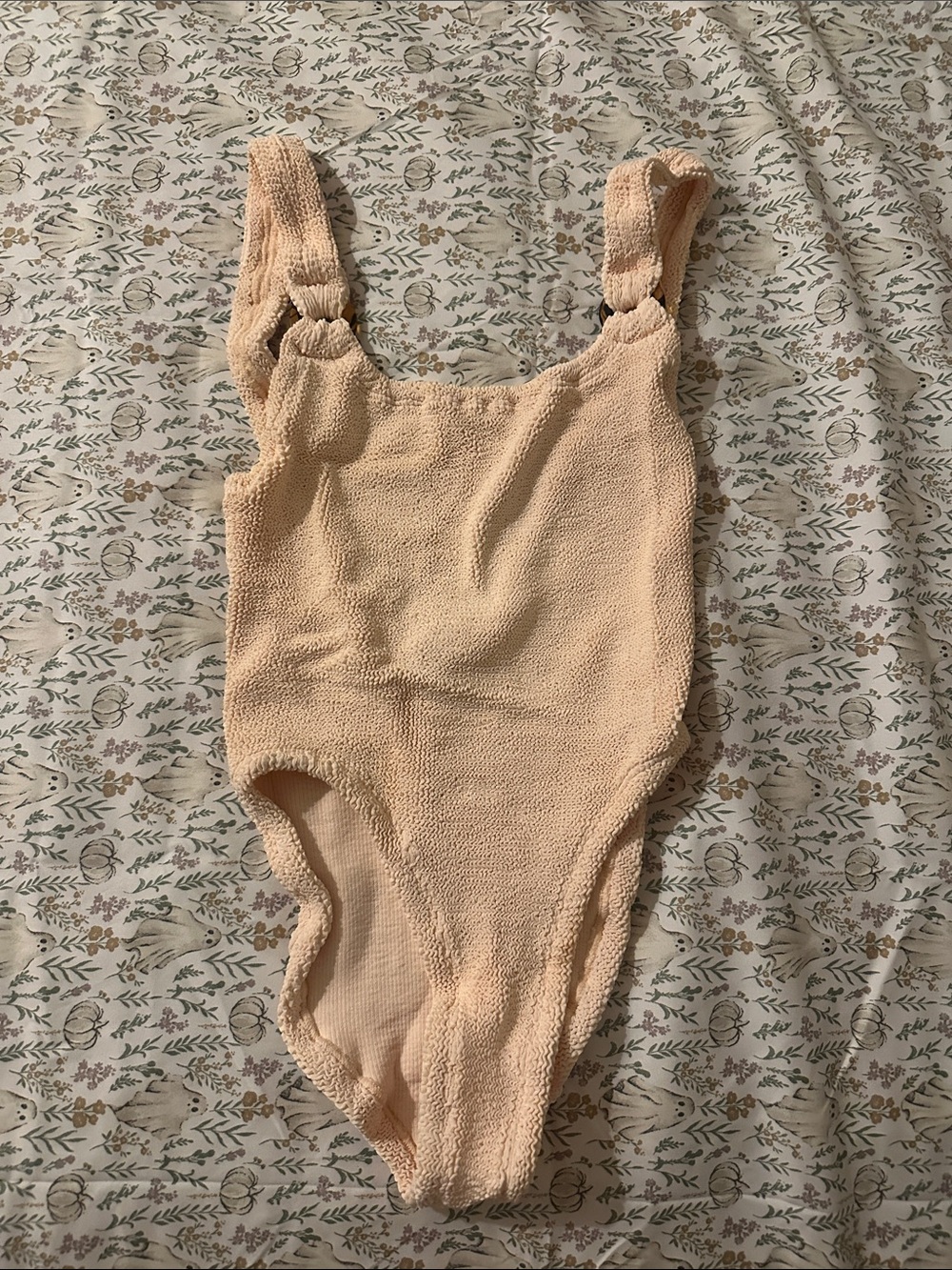 Hunza G Pamela Crinkle One-Piece Swimsuit